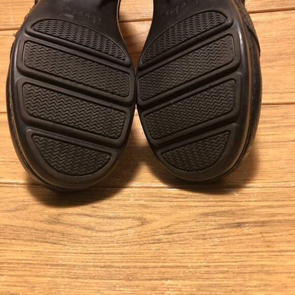 Women's Black Leather Mary Jane Clogs 7.5 - Picture 6 of 14